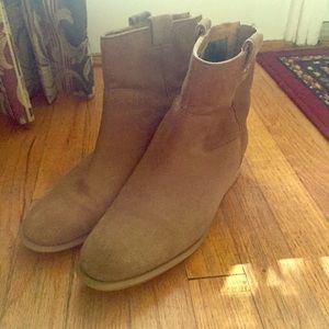 Nine West Tan Booties